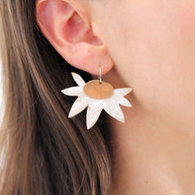 Load image into Gallery viewer, Flannel Flower Earrings