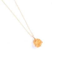 Load image into Gallery viewer, Raw Citrine Necklace