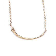 Load image into Gallery viewer, Cast Snake Bone Necklace