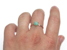 Load image into Gallery viewer, Raw Emerald Stacker Ring