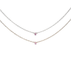 Dainty Sapphire Necklace