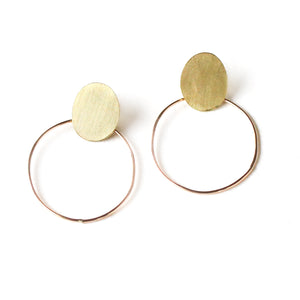 Oval Loop Studs