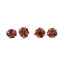 Load image into Gallery viewer, Raw Garnet Studs Alana Douvros Jewelry