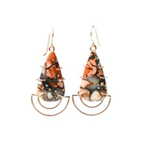 Load image into Gallery viewer, Maligano Jasper Orbit Earrings