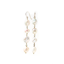 Load image into Gallery viewer, Pearl Rivulet Earrings