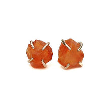 Load image into Gallery viewer, Raw Carnelian Studs Alana Douvros Jewelry