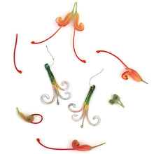 Load image into Gallery viewer, Grevillea Flower Earrings