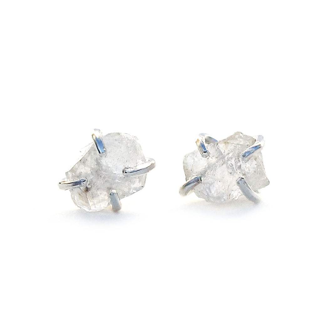 Australian Raw Topaz Studs Alana Douvros Jewelry