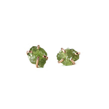 Load image into Gallery viewer, Raw Peridot Studs Alana Douvros Jewelry