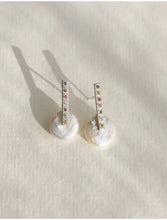 Load image into Gallery viewer, Stars Align Pearl Earrings Alana Douvros Jewelry