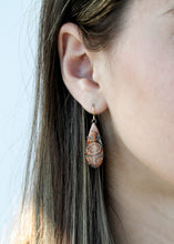 Load image into Gallery viewer, Fossilized Coral Teardrop Earrings Alana Douvros Jewelry