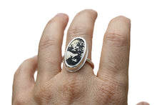 Load image into Gallery viewer, Pyrite in Onyx Bezel Ring Alana Douvros Jewelry
