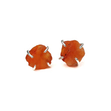 Load image into Gallery viewer, Raw Carnelian Studs Alana Douvros Jewelry