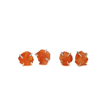 Load image into Gallery viewer, Raw Carnelian Studs Alana Douvros Jewelry