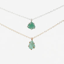 Load image into Gallery viewer, Raw Emerald Necklace Alana Douvros Jewelry
