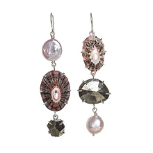 Load image into Gallery viewer, Pink Pacific Limpet Tier Earrings Alana Douvros Jewelry