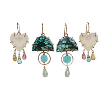 Load image into Gallery viewer, Lumina Druzy Heart Earrings Alana Douvros Jewelry