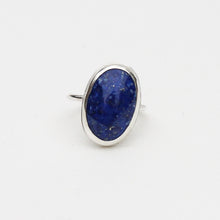 Load image into Gallery viewer, Lapis Lazuli Bezel Ring
