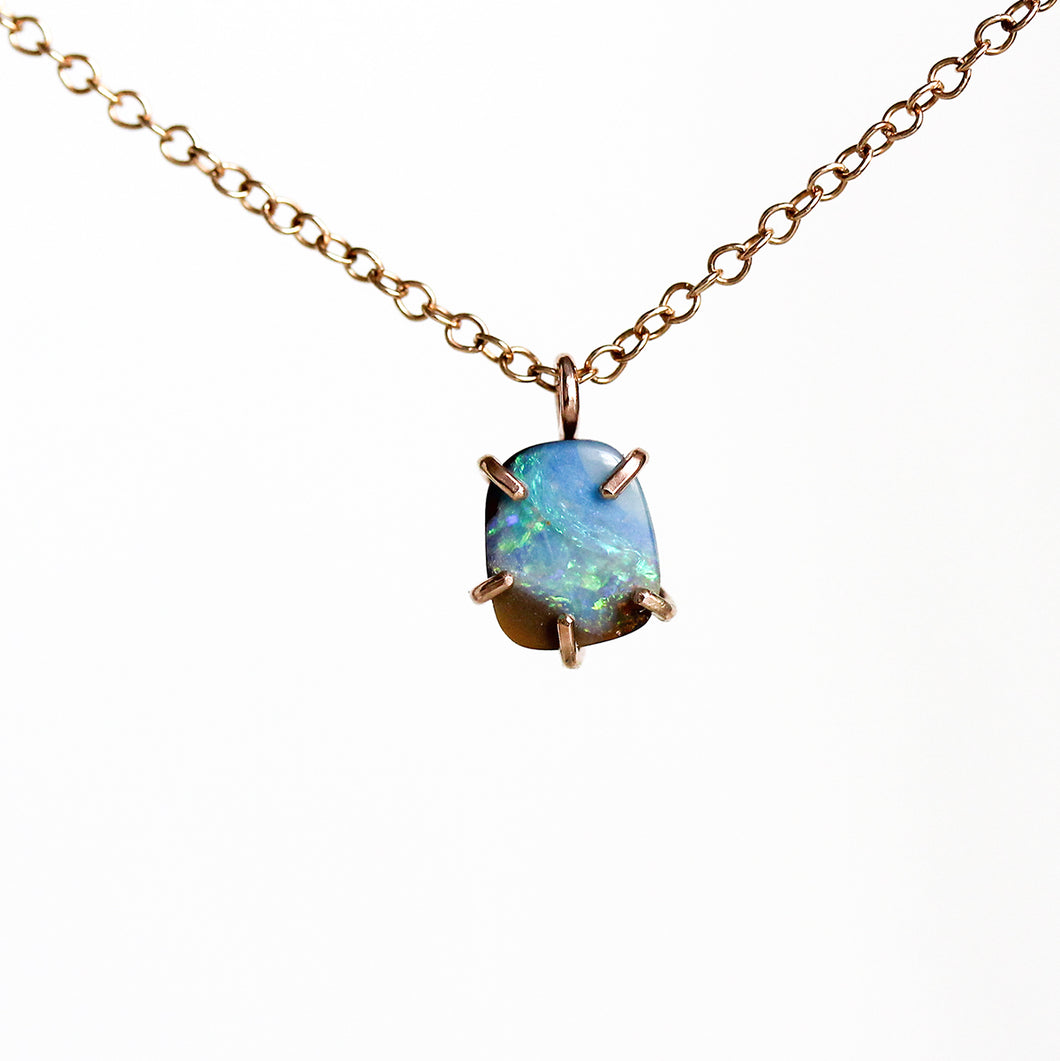 Australian Boulder Opal Necklace