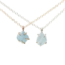 Load image into Gallery viewer, Raw Aquamarine Necklace Alana Douvros Jewelry