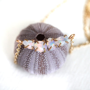 Dainty Opal Necklace