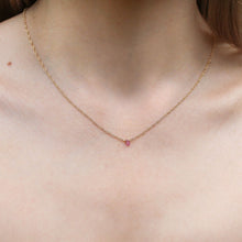 Load image into Gallery viewer, Dainty Sapphire Necklace