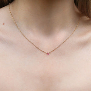 Dainty Sapphire Necklace