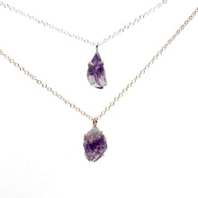 Load image into Gallery viewer, Raw Amethyst Necklace Alana Douvros Jewelry