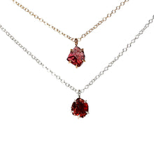 Load image into Gallery viewer, Raw Garnet Necklace Alana Douvros Jewelry