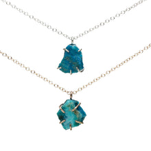 Load image into Gallery viewer, Raw Chrysocolla Necklace Alana Douvros Jewelry