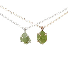 Load image into Gallery viewer, Raw Peridot Necklace Alana Douvros Jewelry