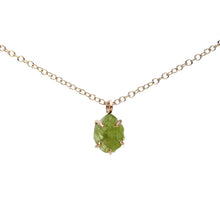 Load image into Gallery viewer, Raw Peridot Necklace Alana Douvros Jewelry