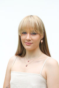 Faceted Ruby Necklace