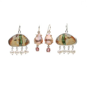 River Turquoise Maraca Earrings