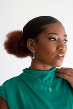 Load image into Gallery viewer, Malachite Maraca Earrings Alana Douvros Jewelry