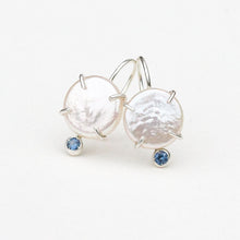 Load image into Gallery viewer, Freshwater Pearl Coin Earrings Alana Douvros Jewelry