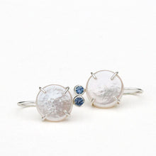 Load image into Gallery viewer, Freshwater Pearl Coin Earrings Alana Douvros Jewelry