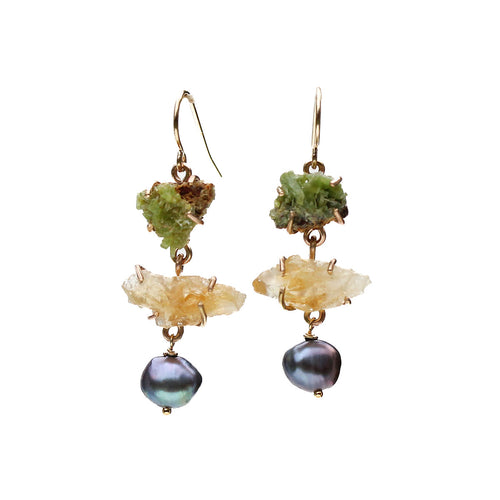 Pyromorphite Tier Earrings