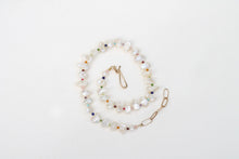 Load image into Gallery viewer, Rainbow Gemstone Houndstooth Freshwater Pearl Necklace Alana Douvros Jewelry