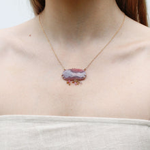 Load image into Gallery viewer, Rose Cut Sapphire Carnival Necklace