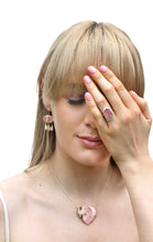 Load image into Gallery viewer, Rhodochrosite Maraca Earrings
