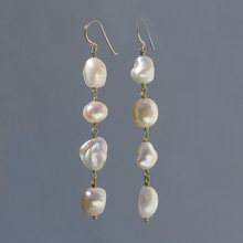 Load image into Gallery viewer, Pearl Rivulet Earrings