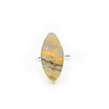 Load image into Gallery viewer, Bumble Bee Jasper Marquise Ring Alana Douvros Jewelry