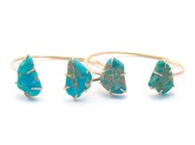 Load image into Gallery viewer, Turquoise Double Cuff Bracelet