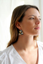 Load image into Gallery viewer, Mixed Metal Bell Earrings