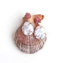 Load image into Gallery viewer, Double Drop Gemstone Earrings