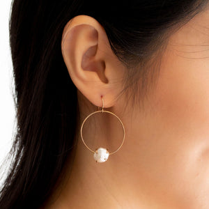 Geometric Circle Earrings