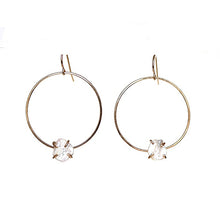 Load image into Gallery viewer, Geometric Circle Earrings
