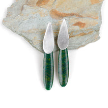 Load image into Gallery viewer, African Jade Sconce Earrings