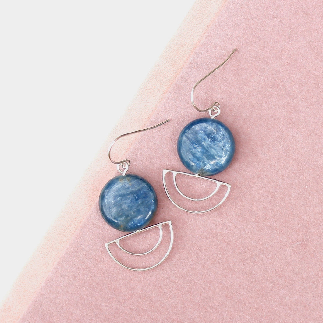 Kyanite Orbit Earrings